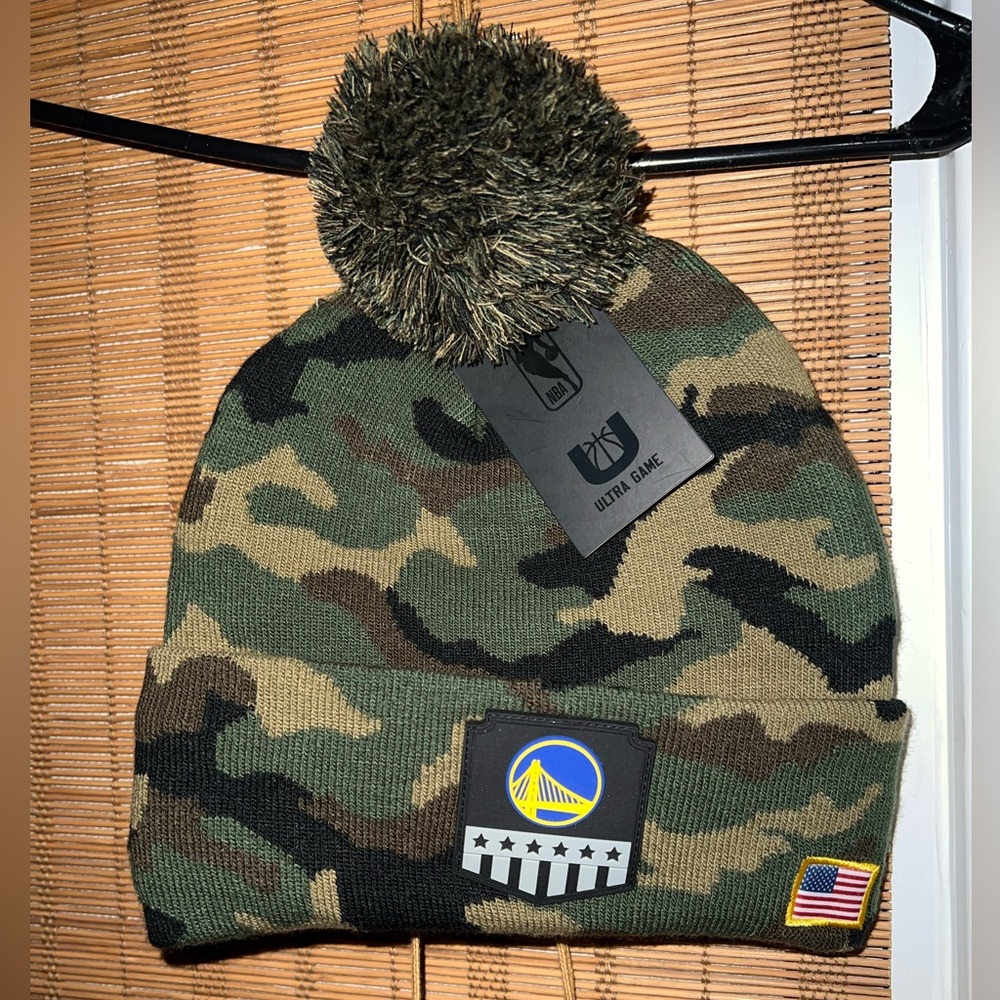 NBA Golden State Warriors Camouflage Beanie